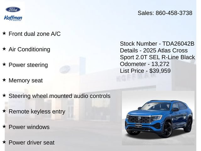 Used 2025 Volkswagen Atlas Cross Sport SEL R-Line AWD/4WD image 10