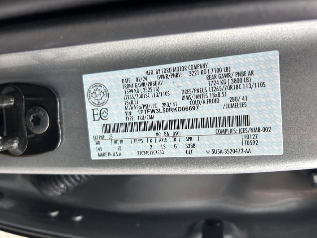Used 2024 Ford F150 XLT w/ Equipment Group 302A MID AWD/4WD image 35