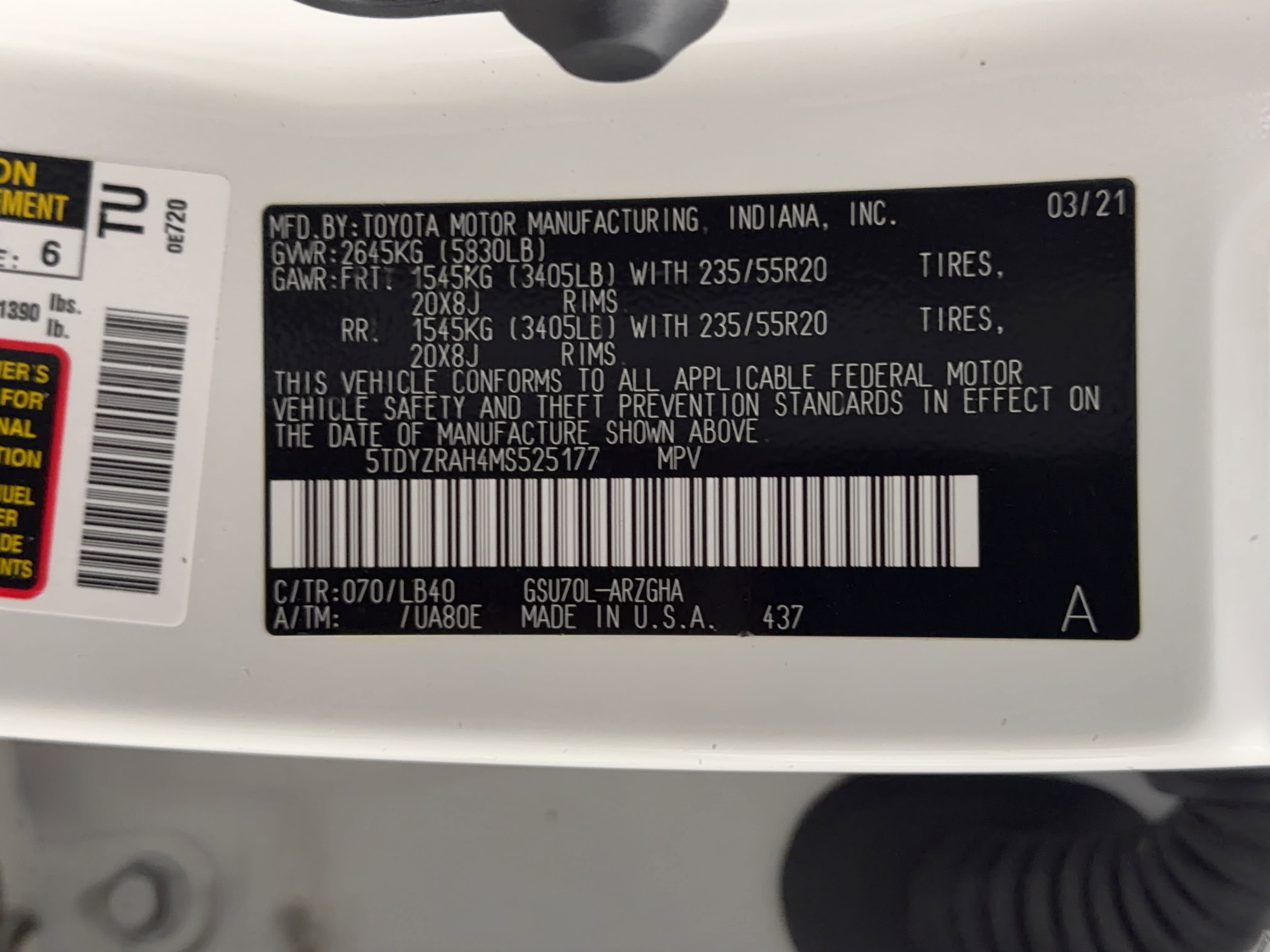 Used 2021 Toyota Highlander Limited image 27