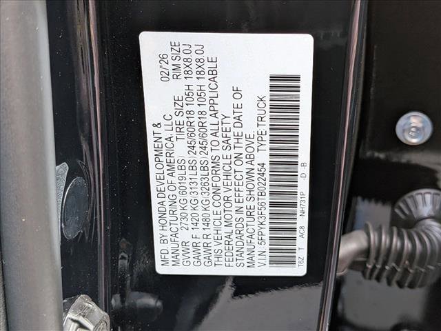 New 2026 Honda Ridgeline RTL image 17