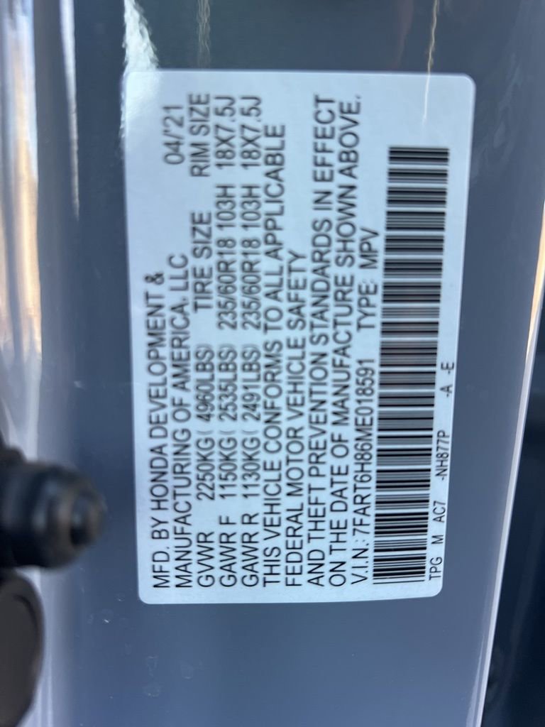 Used 2021 Honda CR-V EX-L image 32