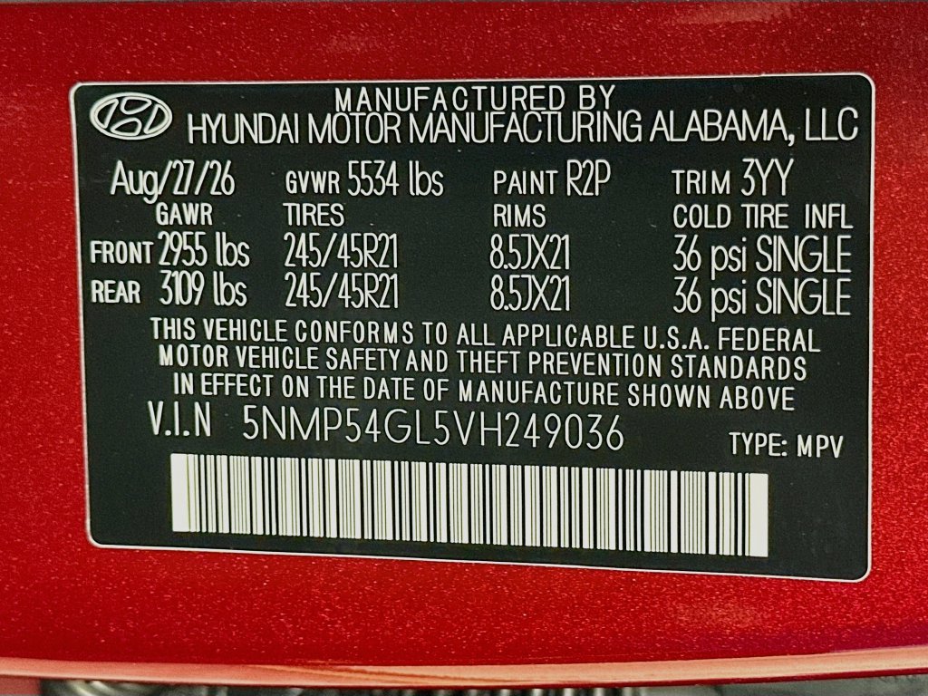 New 2027 Hyundai Santa Fe Calligraphy FWD image 23