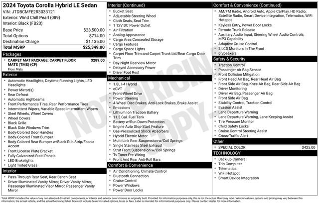 Used 2024 Toyota Corolla LE image 6