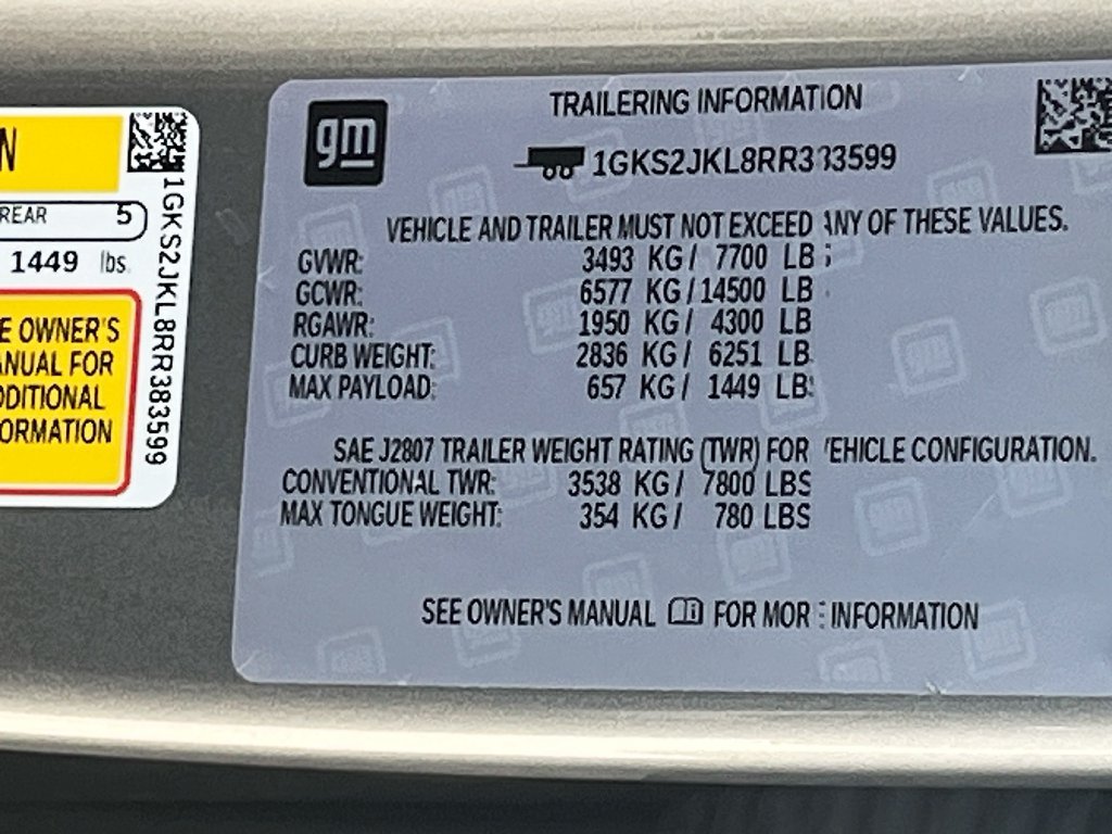 Used 2024 GMC Yukon XL Denali w/ LPO, Floor Liner Package AWD/4WD image 34