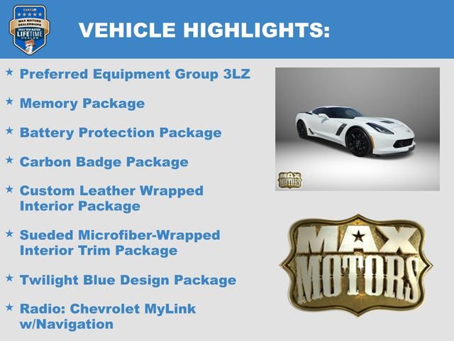 Used 2016 Chevrolet Corvette Z06 w/ 3LZ Preferred Equipment Group image 6
