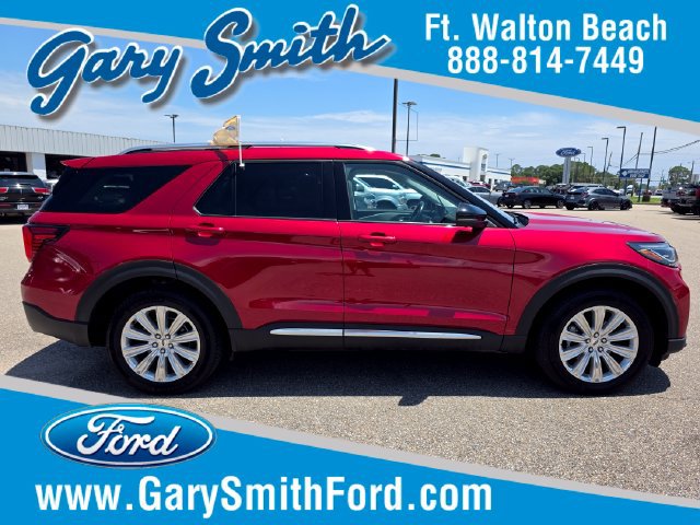 Certified 2025 Ford Explorer Platinum w/ LUX Leather Package AWD/4WD image 1