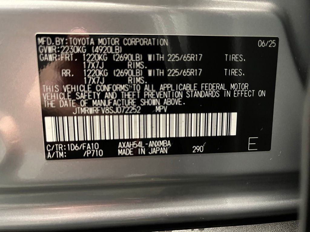 Used 2025 Toyota RAV4 XLE w/ Convenience Package AWD/4WD image 24