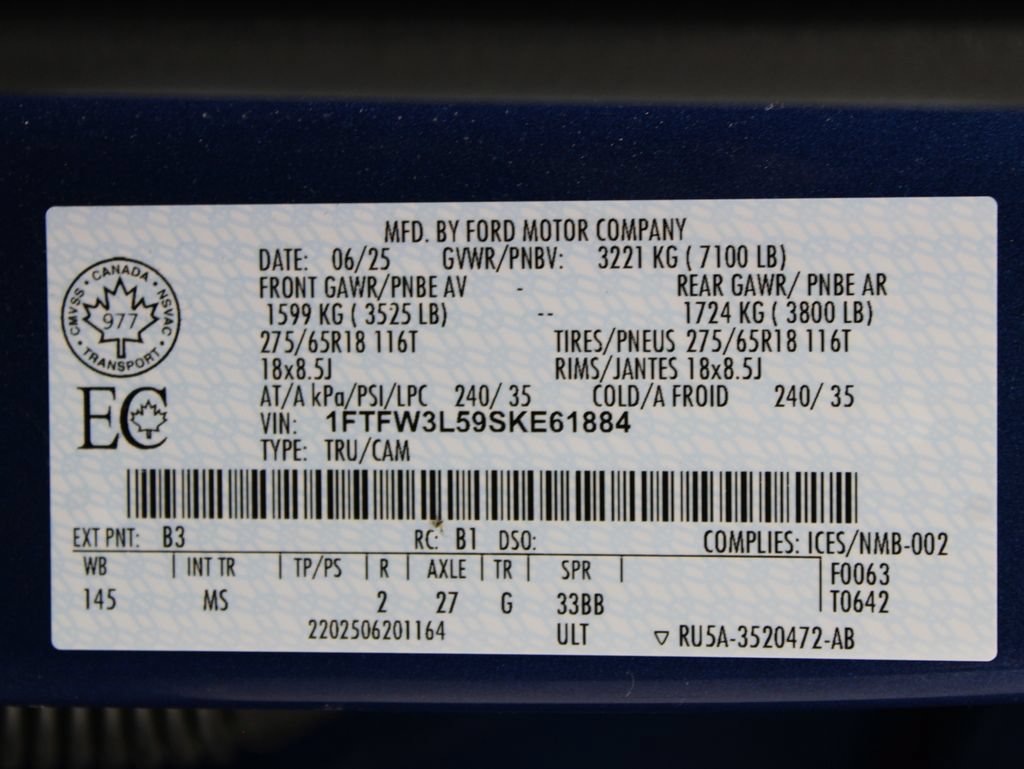 Used 2025 Ford F150 XLT w/ Equipment Group 301A Standard AWD/4WD image 65