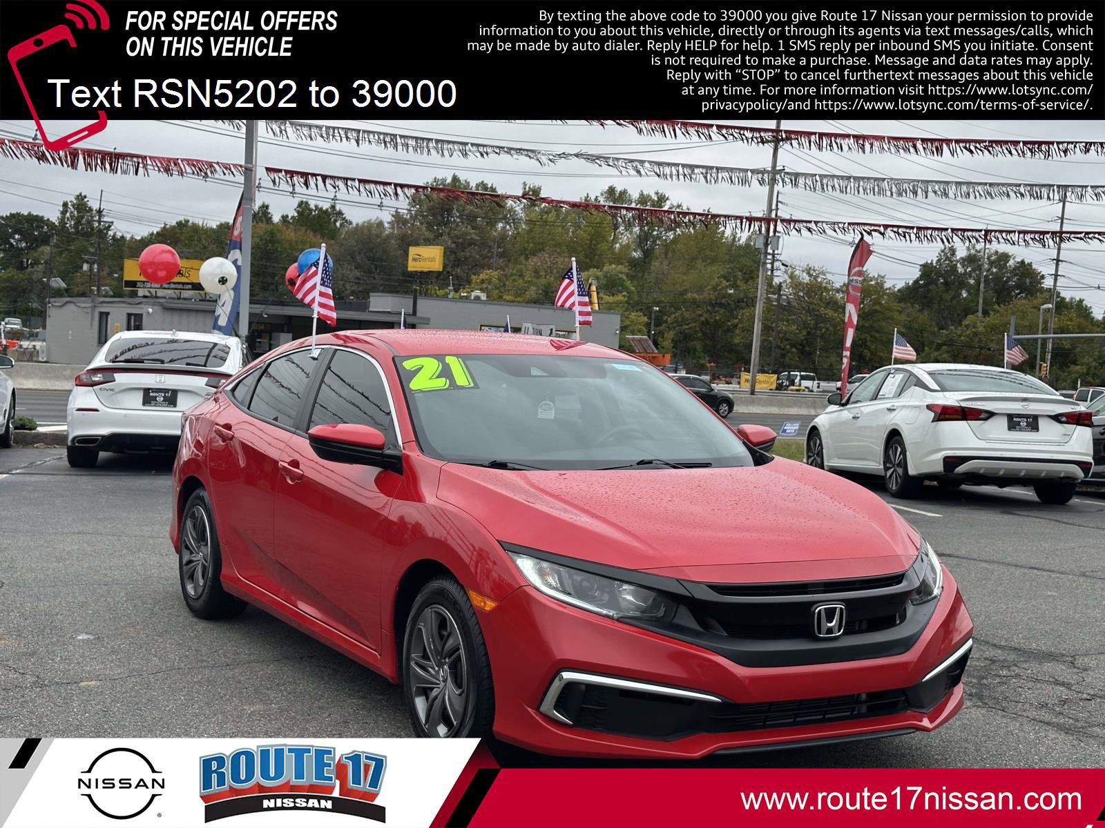Used 2021 Honda Civic LX