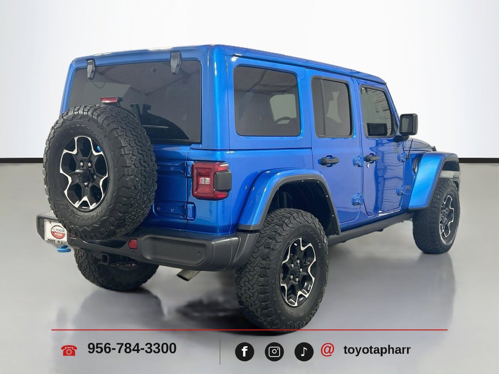 Used 2021 Jeep Wrangler Unlimited Rubicon 4xe w/ Safety Group AWD/4WD image 4