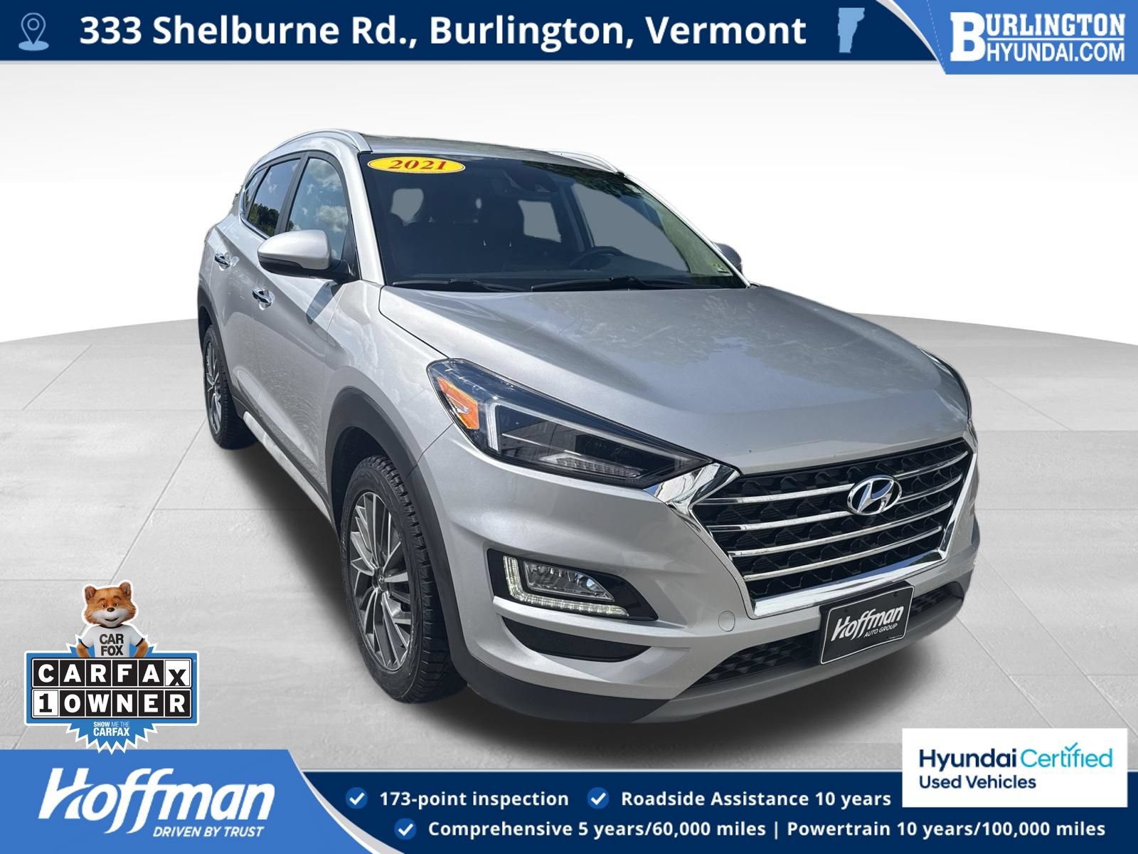Certified 2021 Hyundai Tucson Limited AWD/4WD image 1