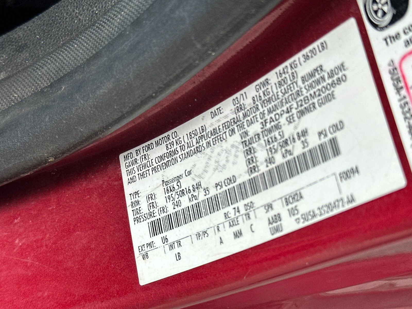 Used 2011 Ford Fiesta SES w/ 301A Rapid Spec Order Code FWD image 25