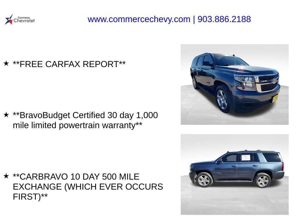 Used 2019 Chevrolet Tahoe LS w/ All-Season Package image 4