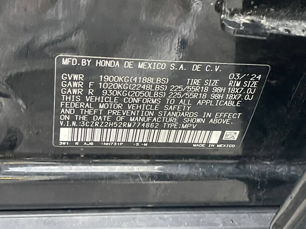 Certified 2024 Honda HR-V Sport image 36
