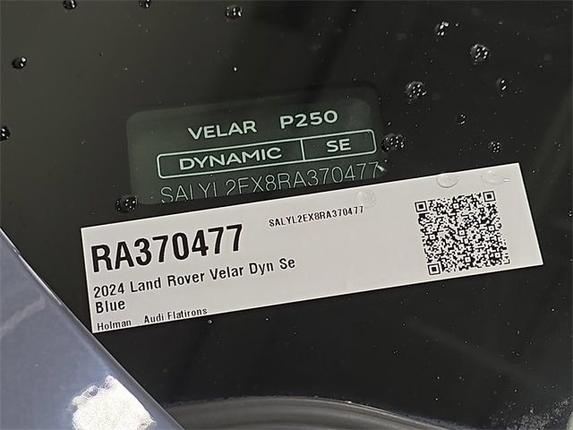 Used 2024 Land Rover Range Rover Velar Dynamic SE image 36