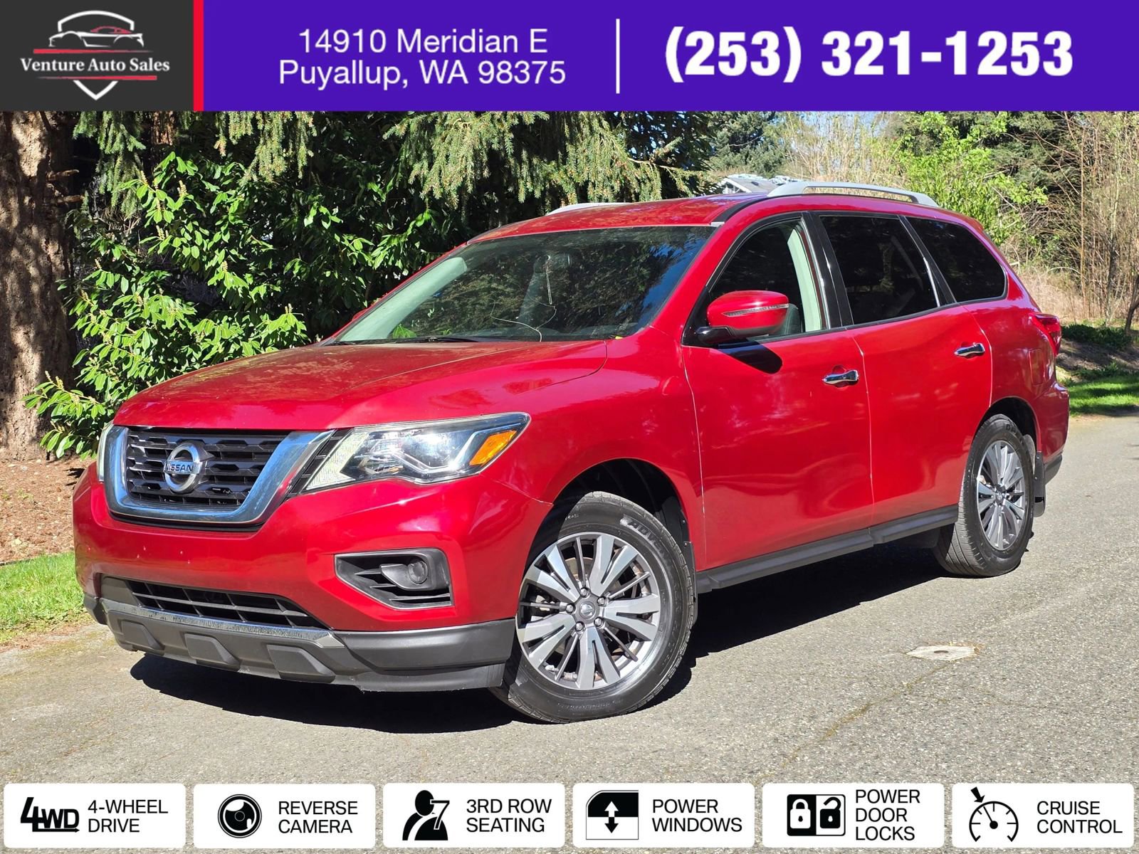 Used 2018 Nissan Pathfinder S AWD/4WD image 1