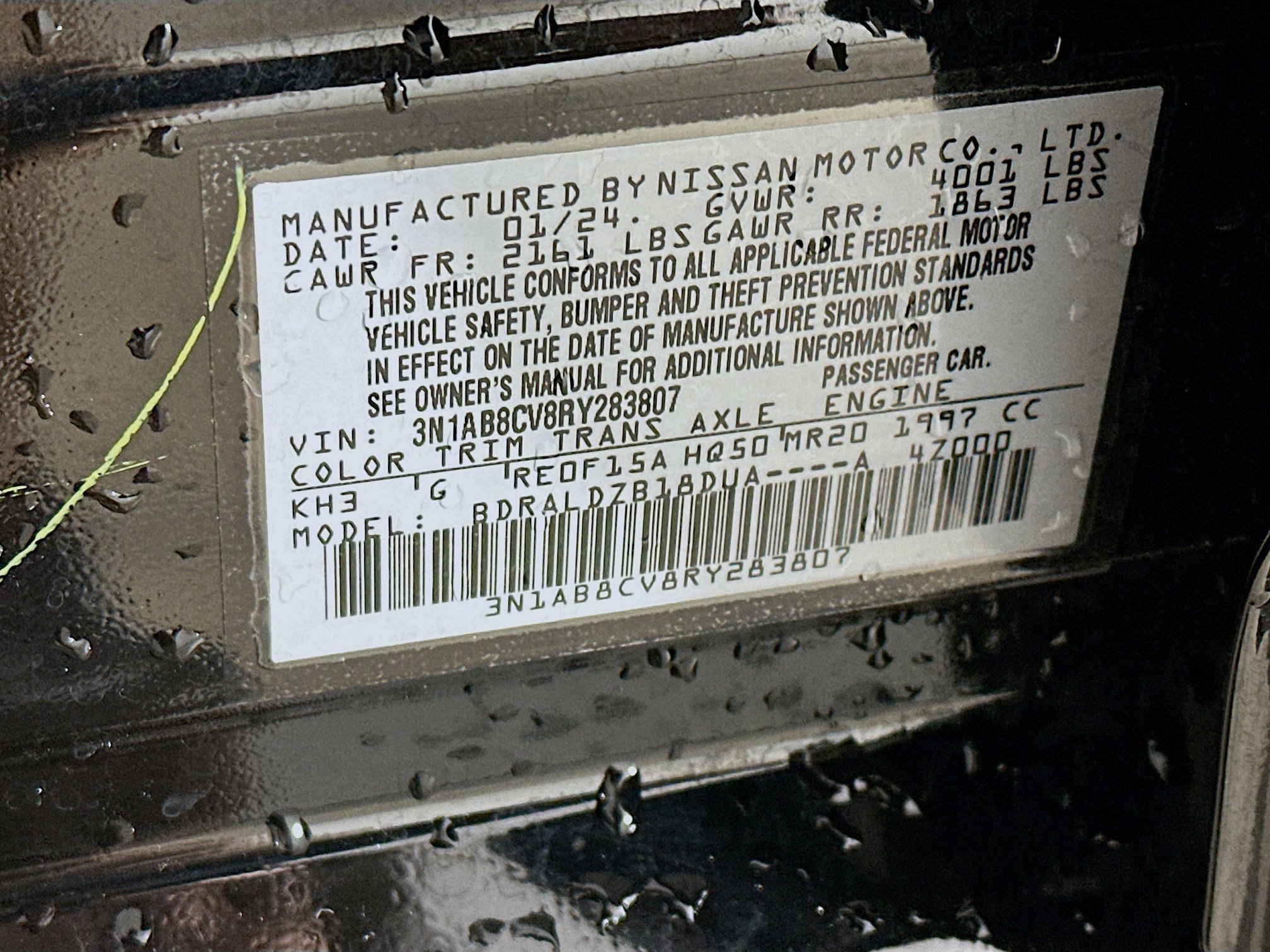 Used 2024 Nissan Sentra SV image 12