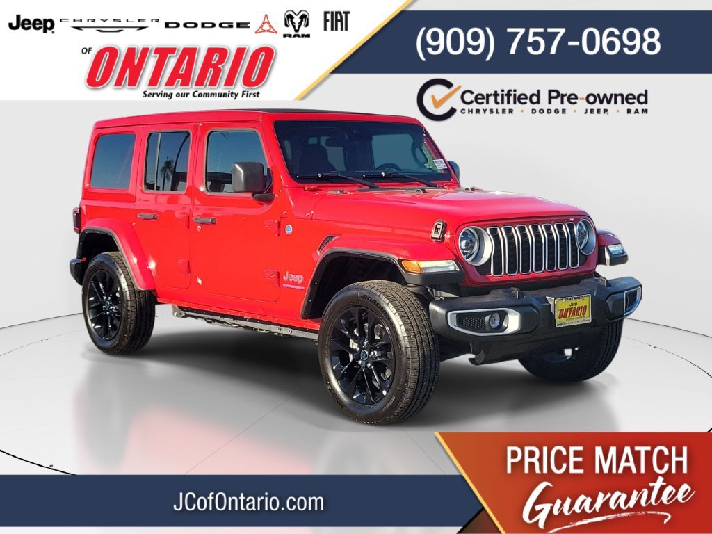 Certified 2025 Jeep Wrangler Unlimited Sahara w/ Safety Group AWD/4WD image 1