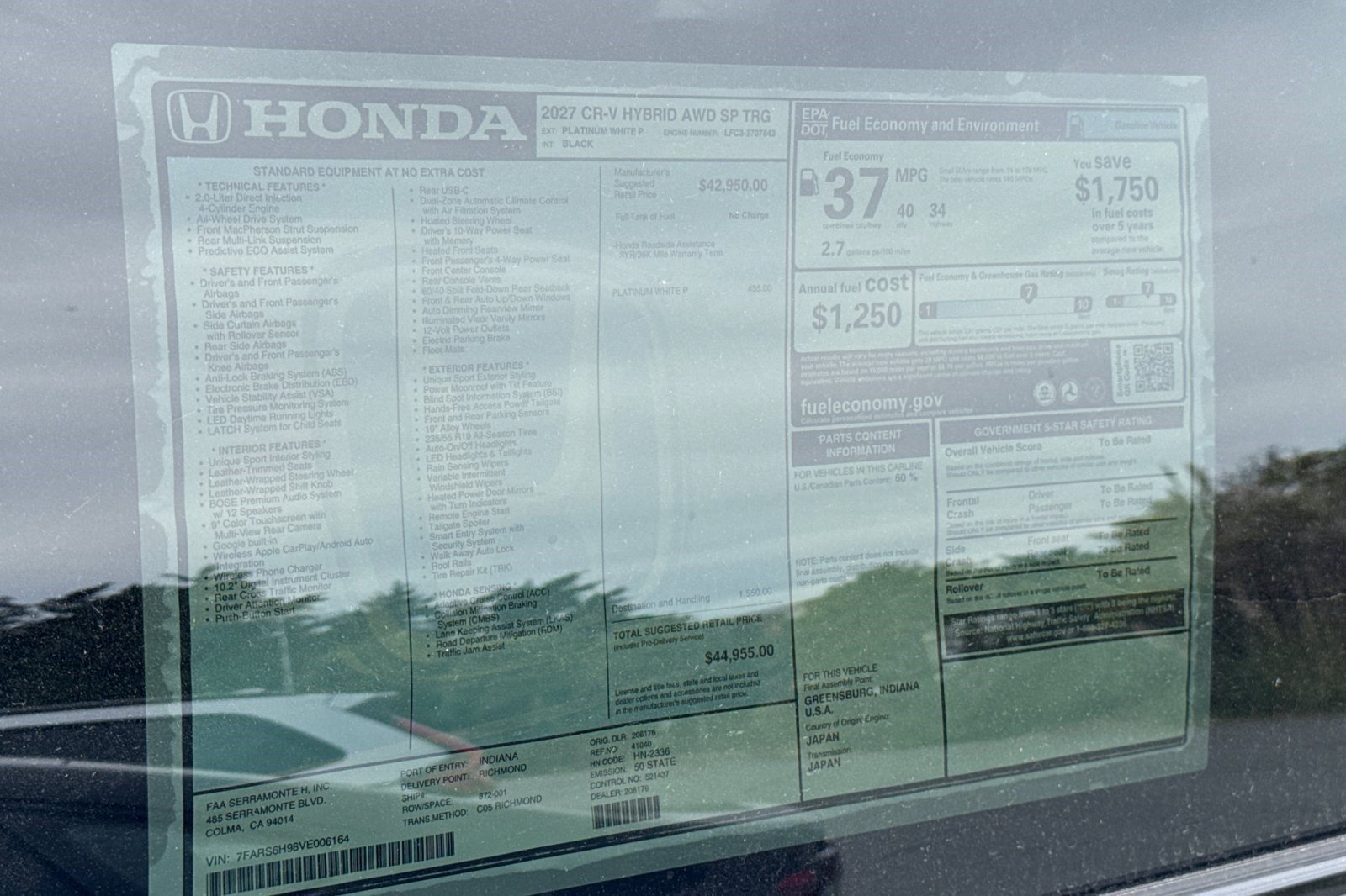 New 2027 Honda CR-V Sport Touring image 35
