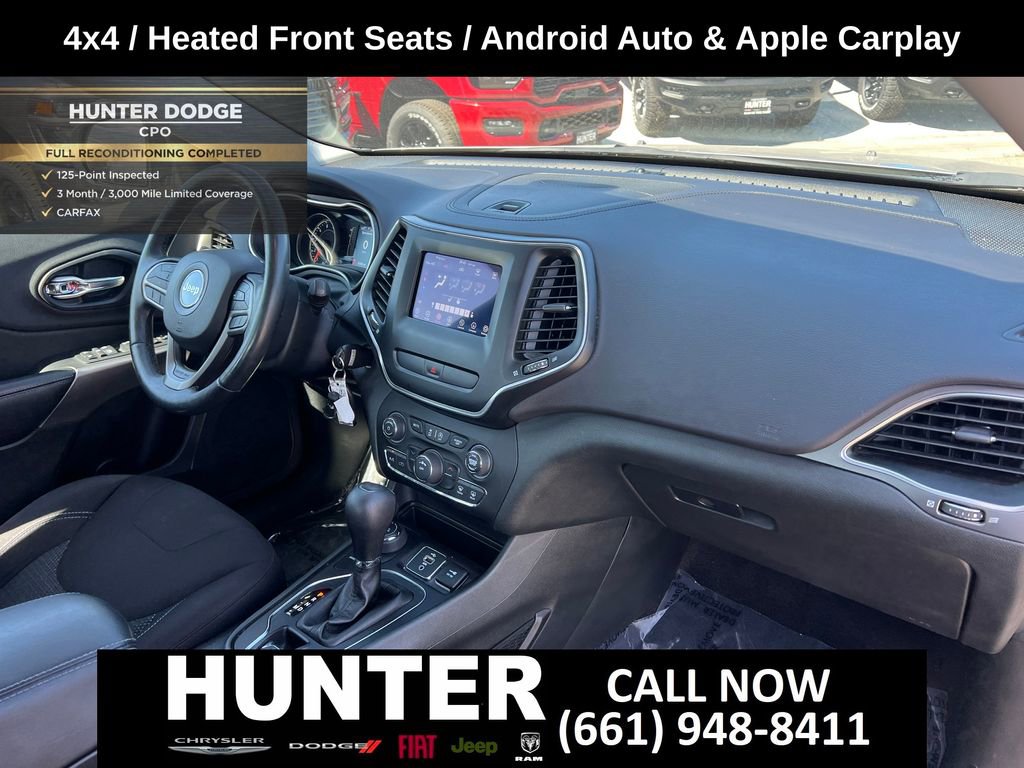 Certified 2019 Jeep Cherokee Latitude w/ Cold Weather Group AWD/4WD image 13