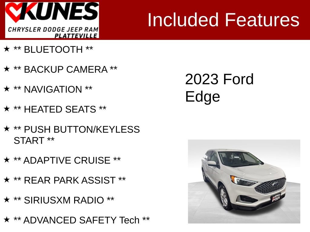 Used 2023 Ford Edge SEL image 2