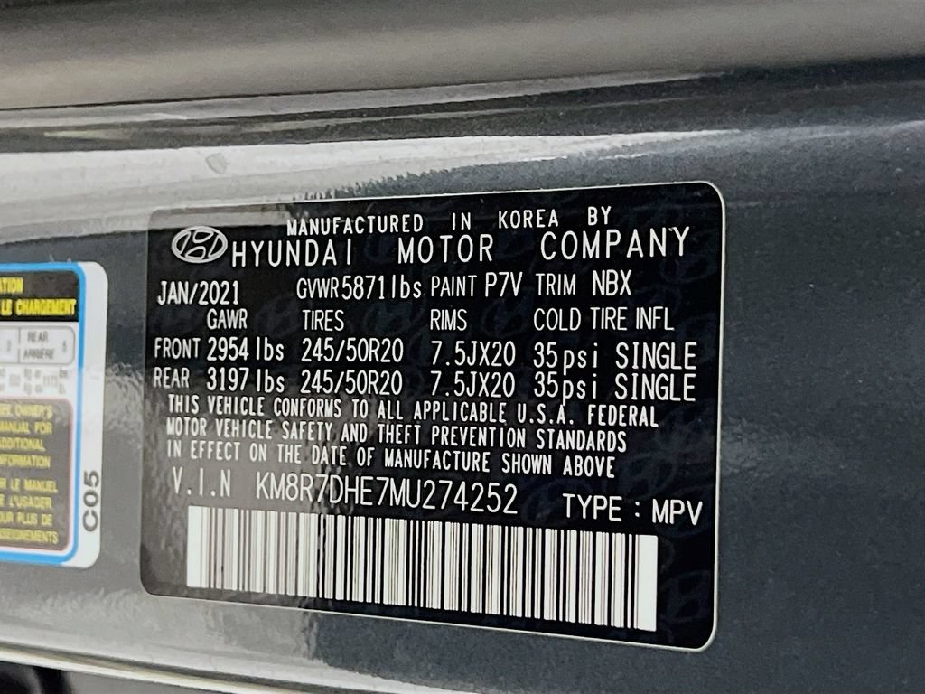 Certified 2021 Hyundai Palisade Calligraphy AWD/4WD image 28