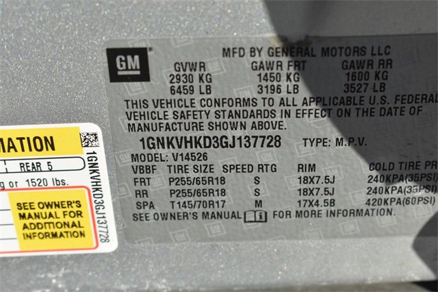 Certified 2016 Chevrolet Traverse LT image 37