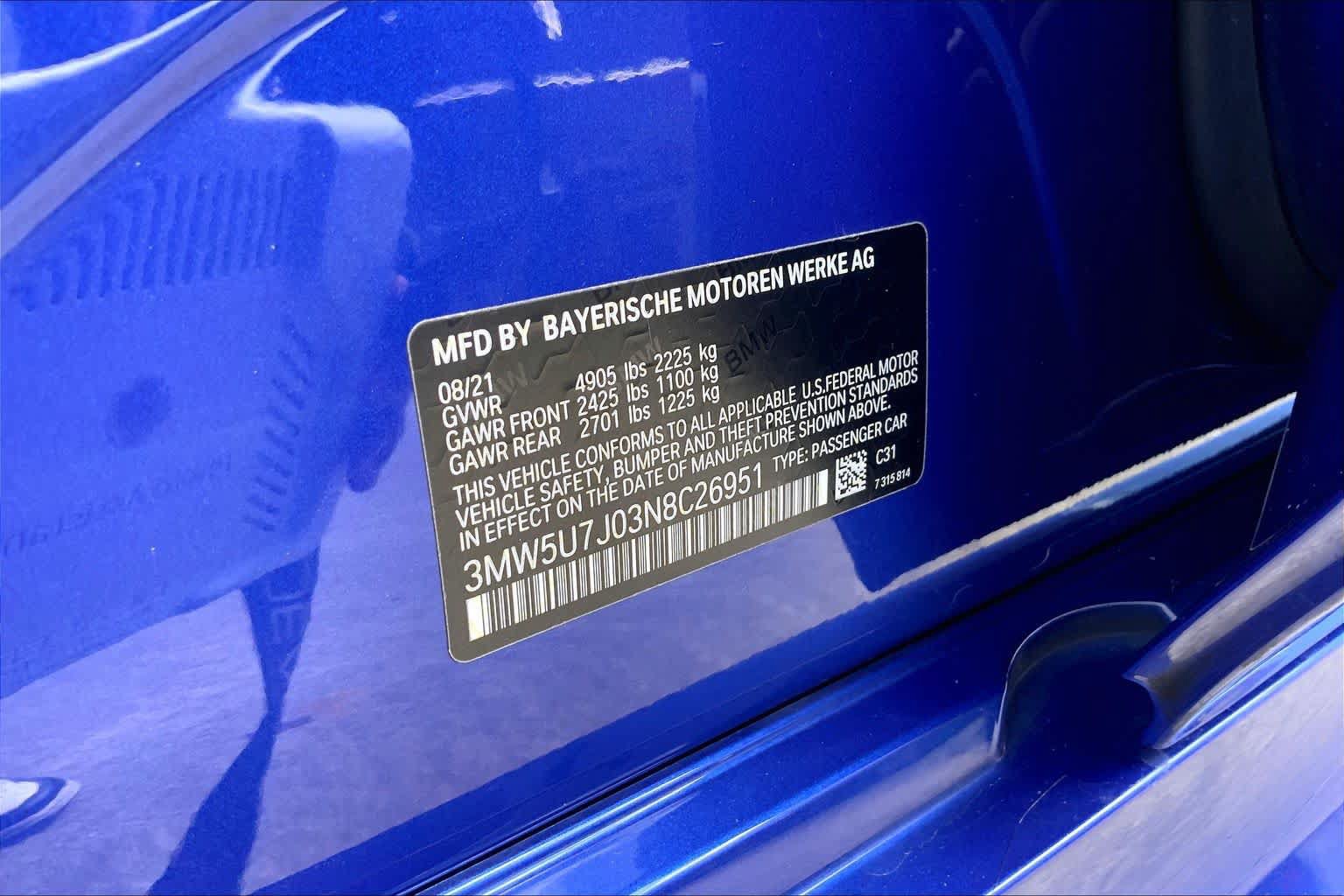 Used 2022 BMW M340i w/ Premium Package RWD image 33