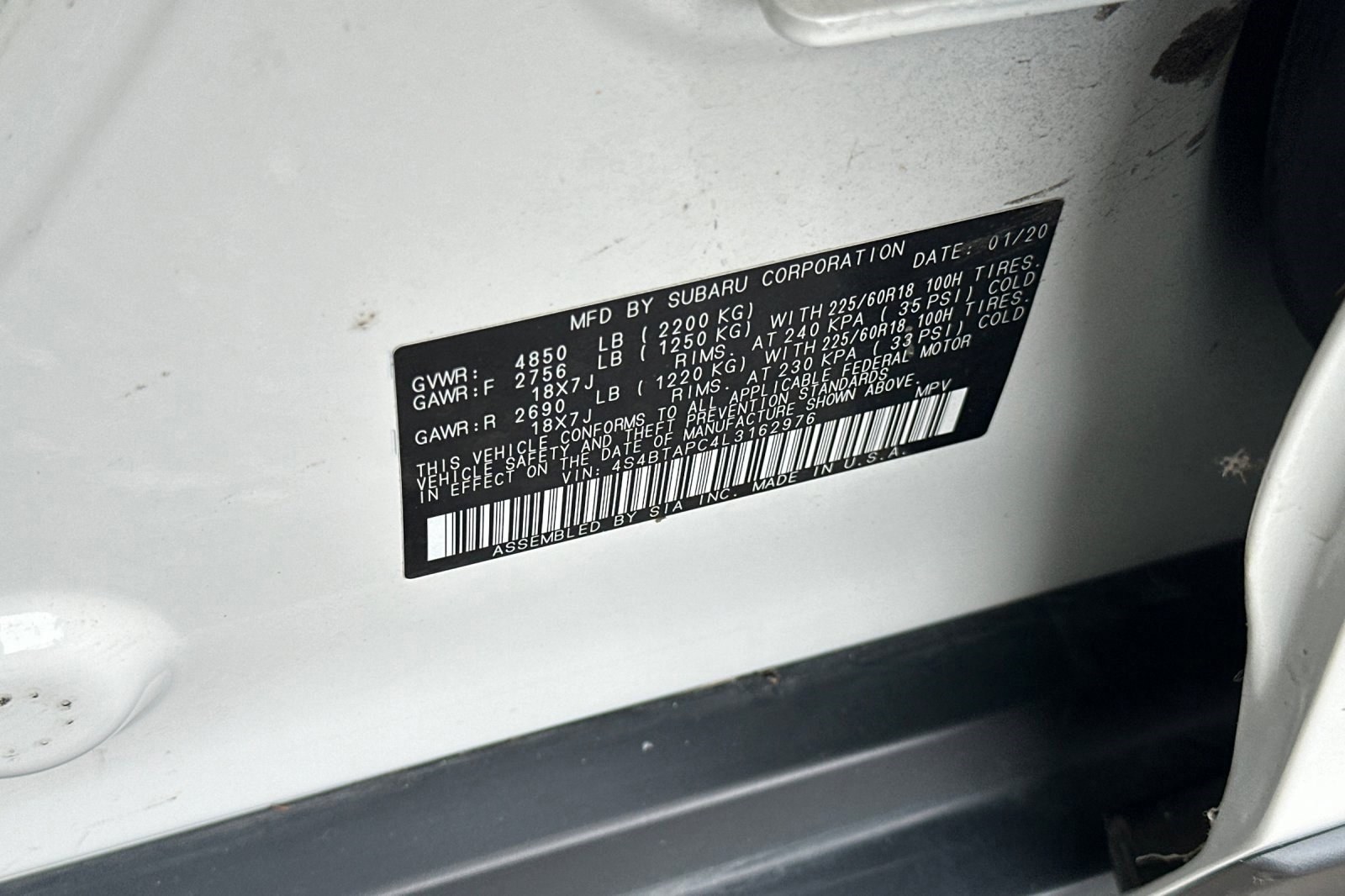 Used 2020 Subaru Outback Touring w/ Popular Package #2 image 37