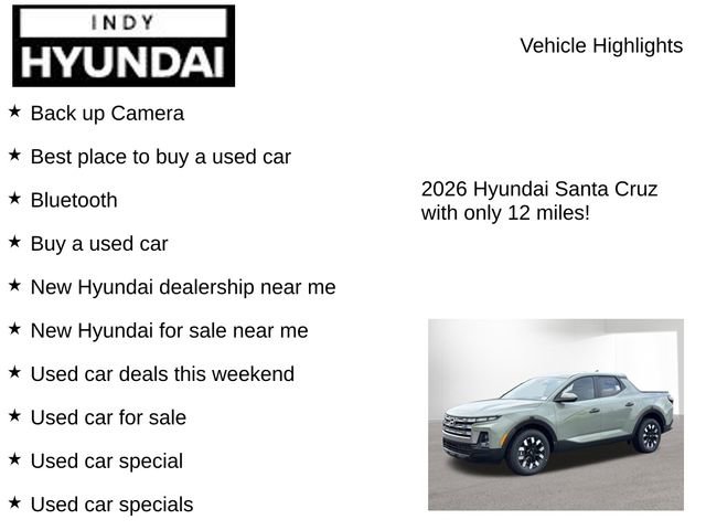 New 2026 Hyundai Santa Cruz SE AWD/4WD image 7