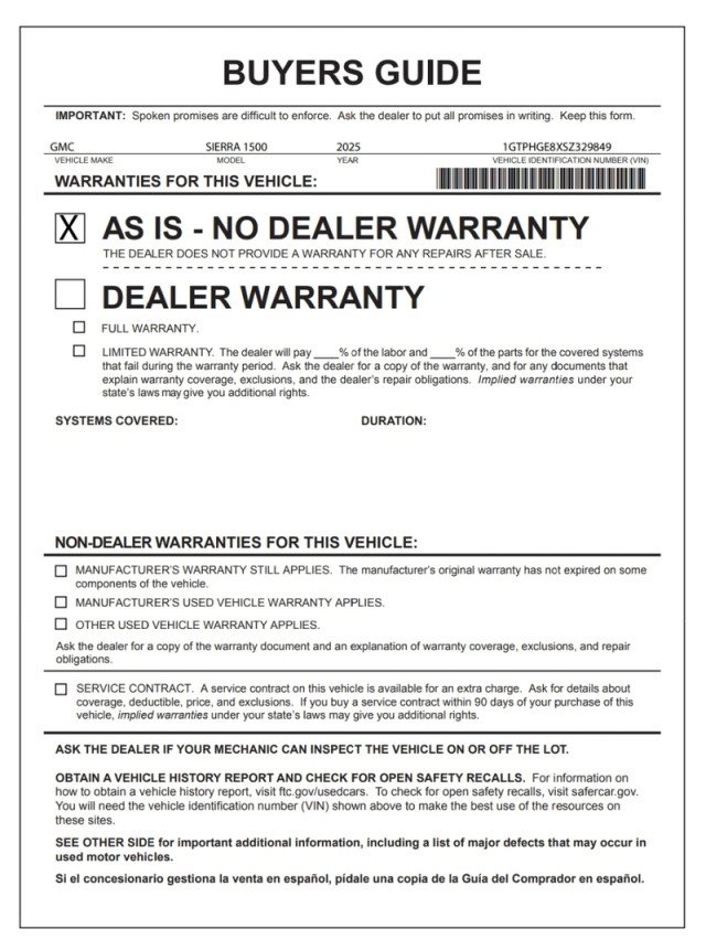 Used 2025 GMC Sierra 1500 Denali RWD image 31