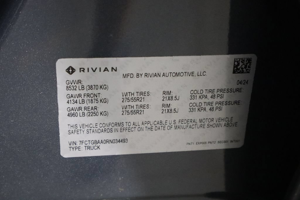 Used 2024 Rivian R1T Adventure AWD/4WD image 35