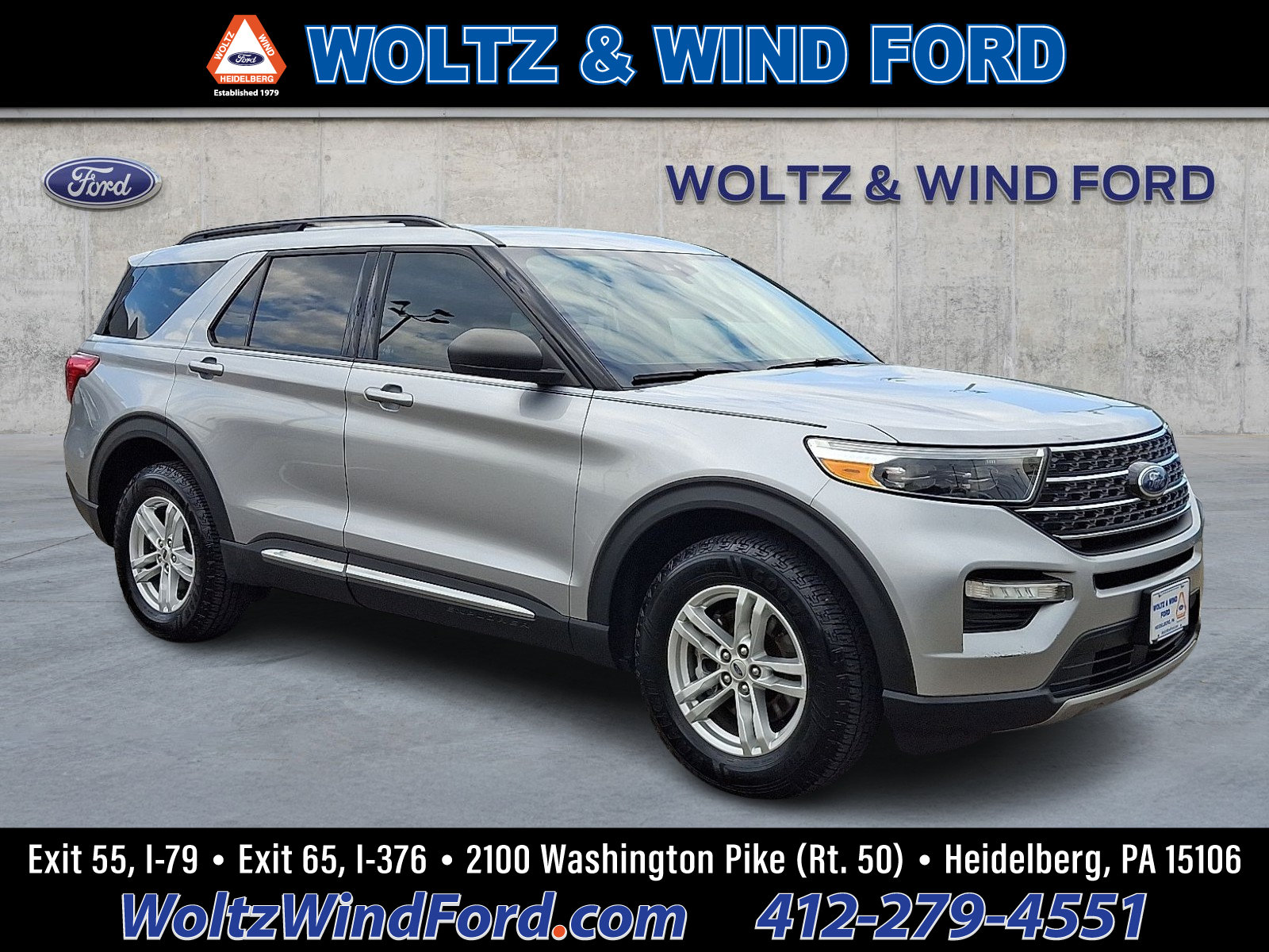 Certified 2020 Ford Explorer XLT w/ Equipment Group 202A AWD/4WD image 1