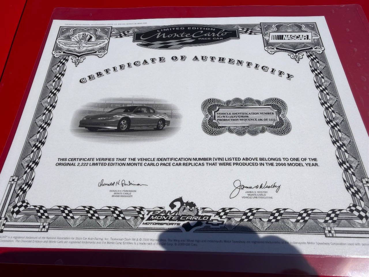 Used 2000 Chevrolet Monte Carlo SS FWD image 8