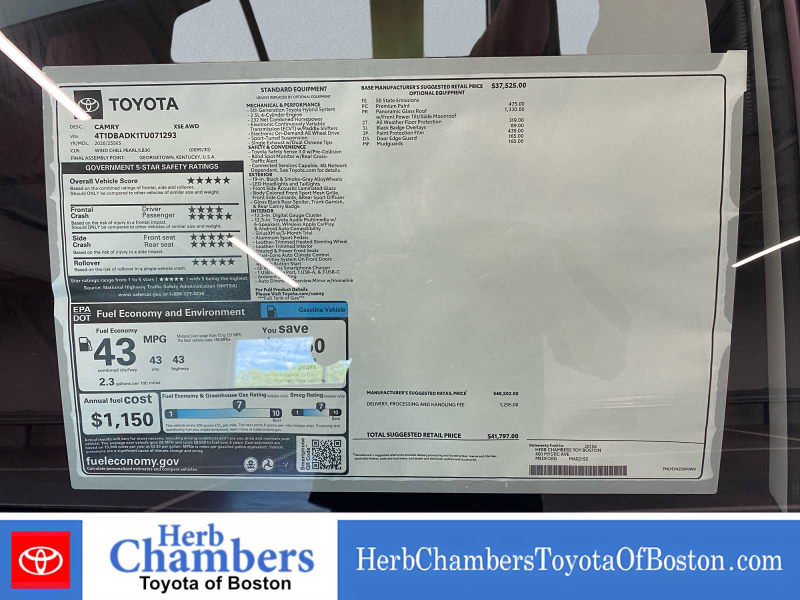 New 2026 Toyota Camry XSE AWD/4WD image 13