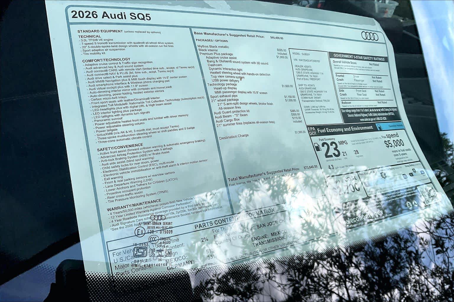 New 2026 Audi SQ5 Premium Plus AWD/4WD image 19