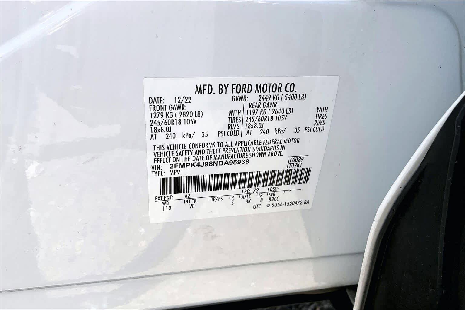 Used 2022 Ford Edge SEL w/ Convenience Package AWD/4WD image 36