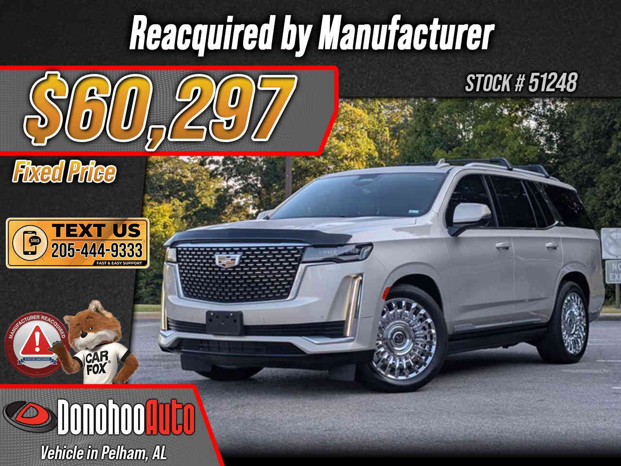 Used 2023 Cadillac Escalade Premium Luxury w/ Performance Package RWD image 1