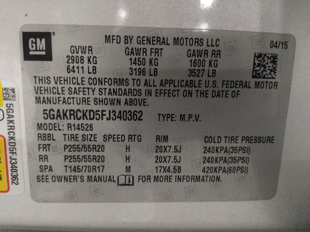 Used 2015 Buick Enclave Premium w/ Experience Buick Package FWD image 33