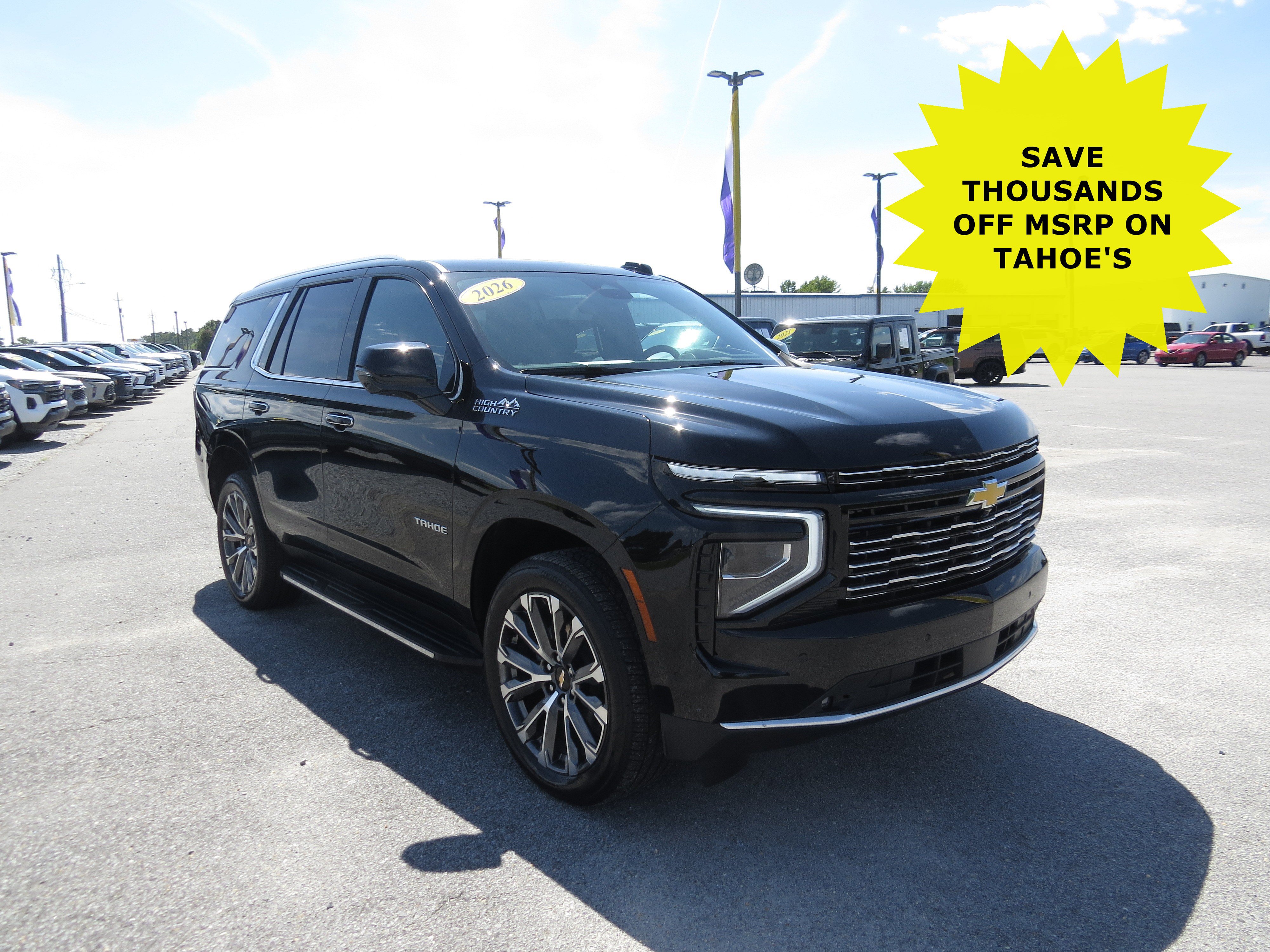 Used 2026 Chevrolet Tahoe High Country w/ Sun And Tow Package