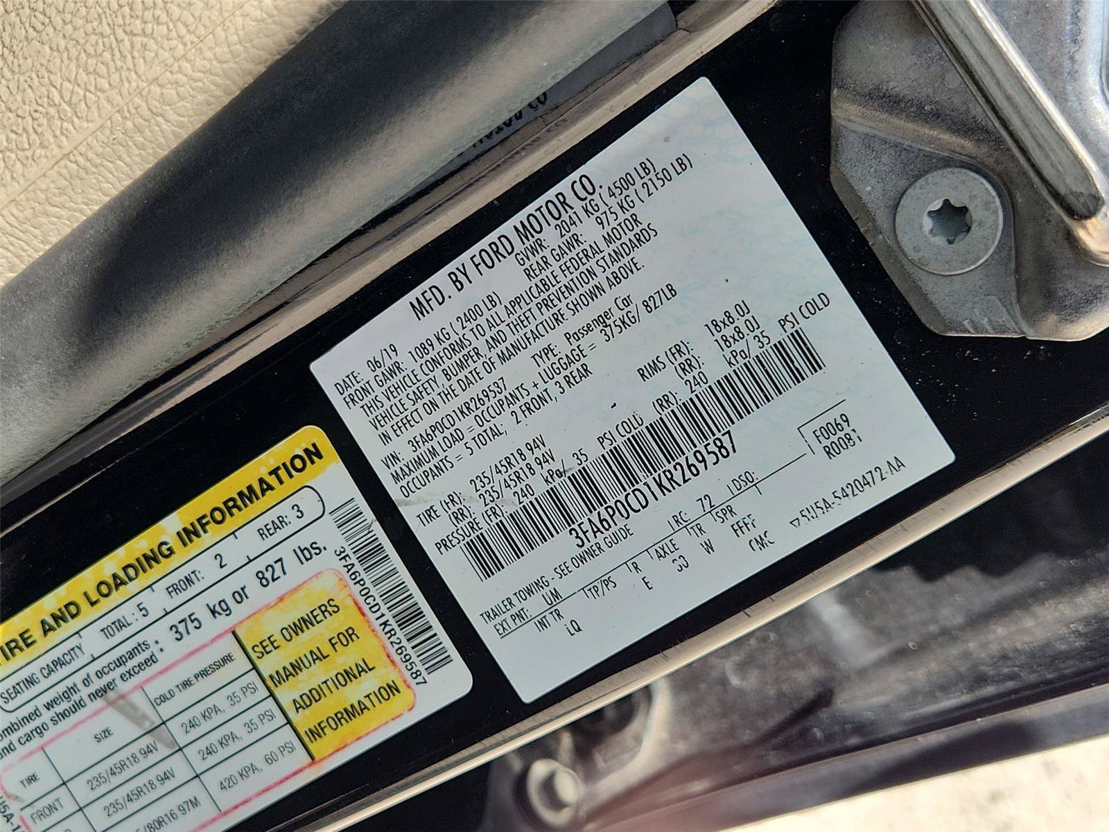 Used 2019 Ford Fusion SEL FWD image 32
