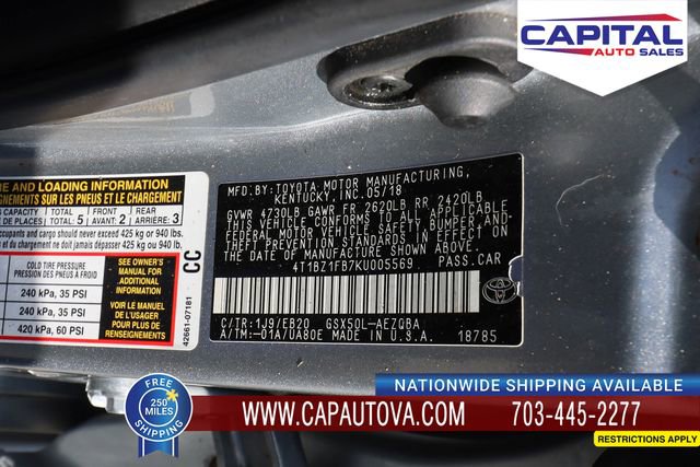 Used 2019 Toyota Avalon XSE w/ All Weather Liner Package image 69