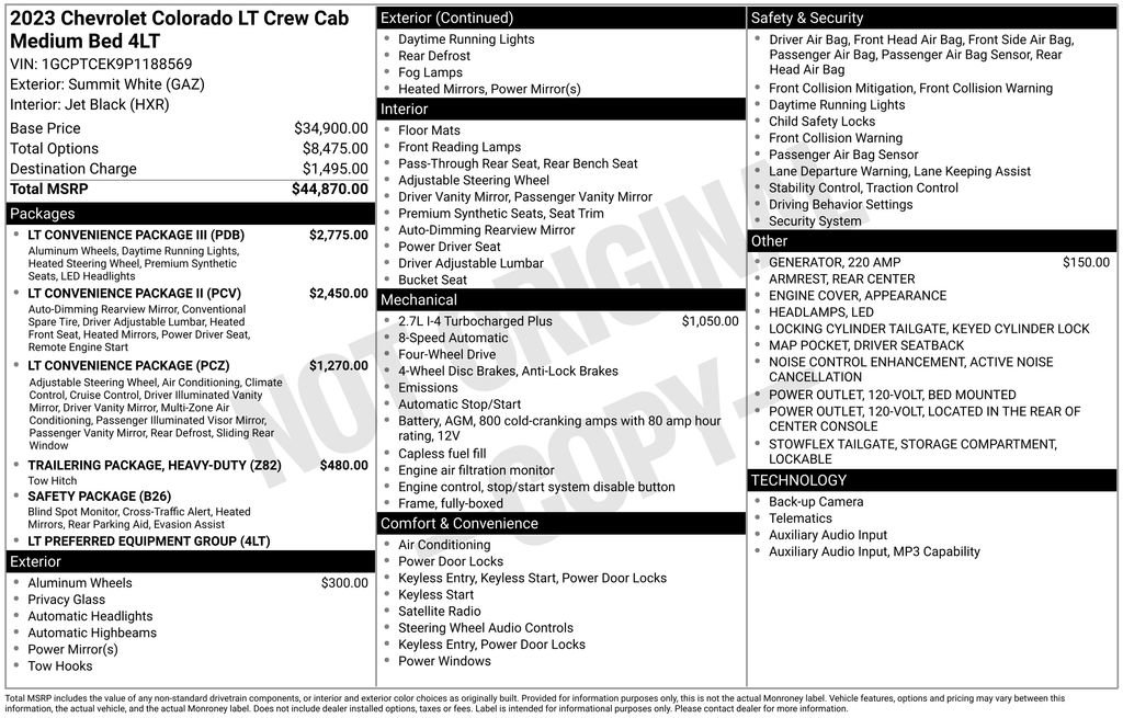 Used 2023 Chevrolet Colorado LT w/ LT Convenience Package III image 4