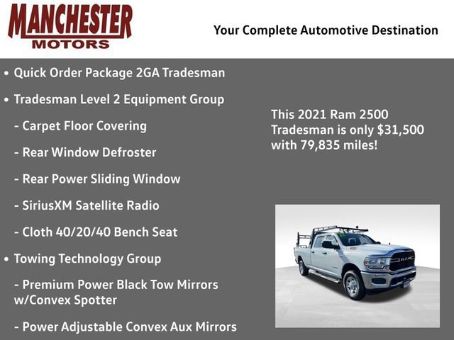 Used 2021 RAM 2500 Tradesman w/ Towing Technology Group image 2