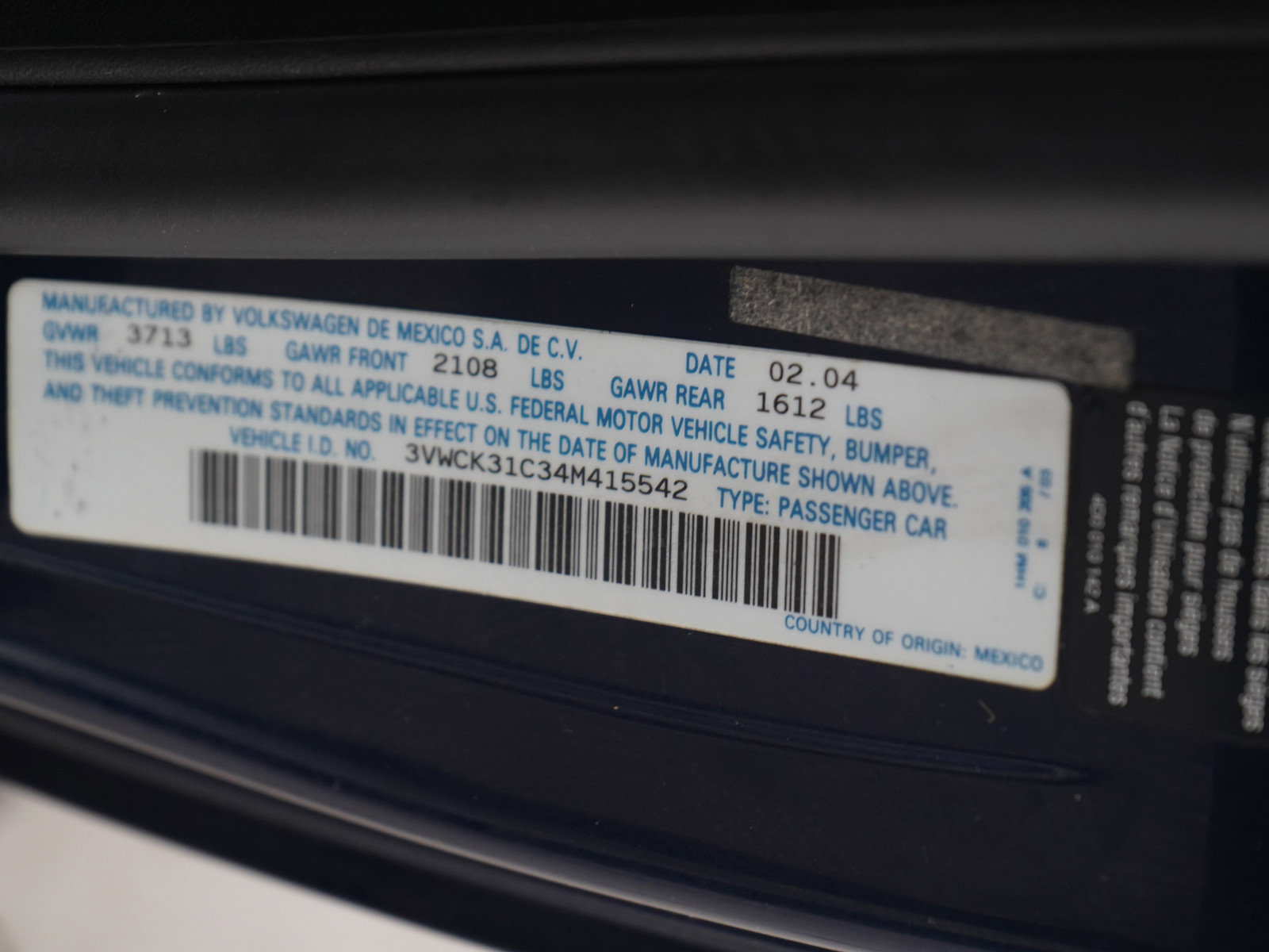 Used 2004 Volkswagen Beetle GLS FWD image 20