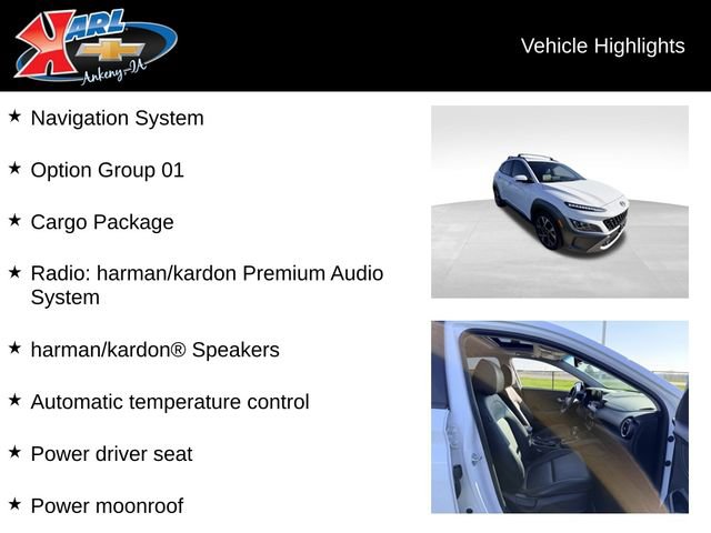 Used 2023 Hyundai Kona Limited w/ Cargo Package AWD/4WD image 2