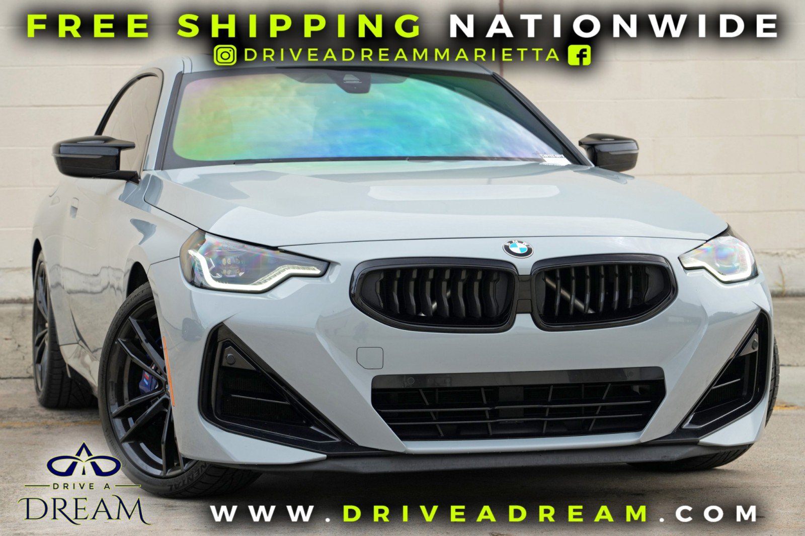 Used 2022 BMW M240i xDrive Coupe w/ Premium Package AWD/4WD image 2