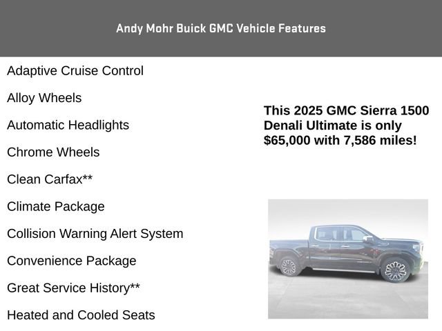 Used 2025 GMC Sierra 1500 Denali Ultimate AWD/4WD image 8