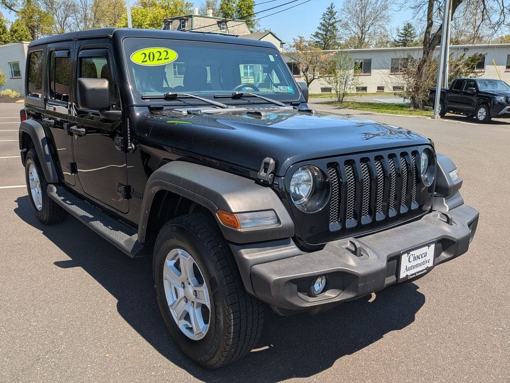 Used 2022 Jeep Wrangler Unlimited Sport AWD/4WD image 3