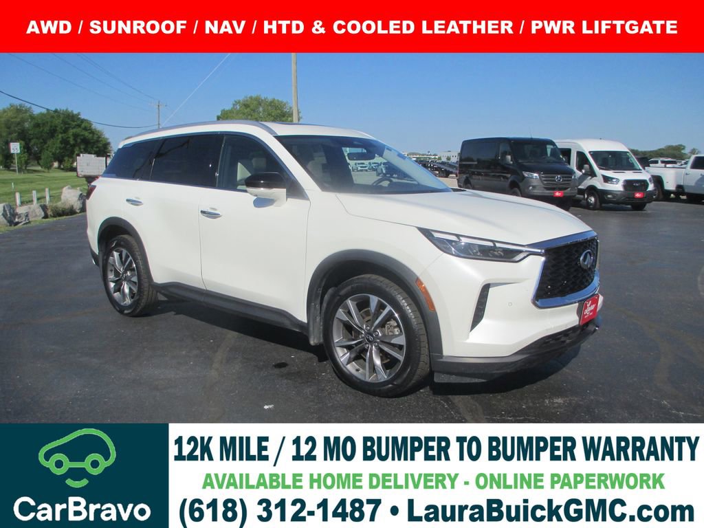 Used 2023 INFINITI QX60 Luxe w/ Cargo Package AWD/4WD image 1